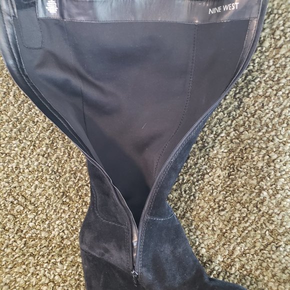 Nine West Black Heeled Boots 
Size 8 - Picture 8 of 9
